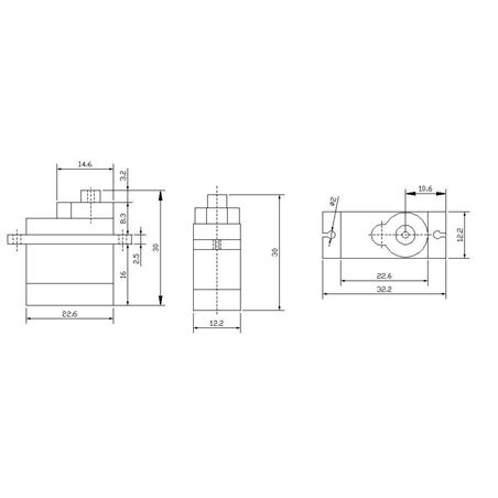 DFRobot Módulo Micro Servo 360 grados Micro Servo