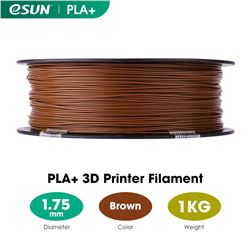 eSUN Filamento 3D PLA+ 1.75mm 1Kg MARRÓN 2