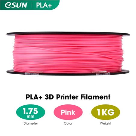 eSUN Filamento 3D PLA+ 1.75mm 1Kg ROSA