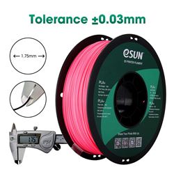 eSUN Filamento 3D PLA+ 1.75mm 1Kg ROSA