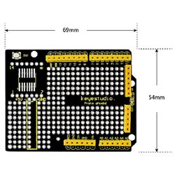 Keyestudio Shield para Arduino con Protoboard