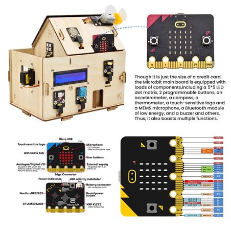 Keyestudio Kit Smart Home para micro:bit (no incluida)