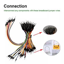 Keyestudio Conjunto de cables para protoboard (3 packs de 65 unidades)