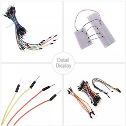 Keyestudio Conjunto de cables para protoboard (3 packs de 65 unidades)