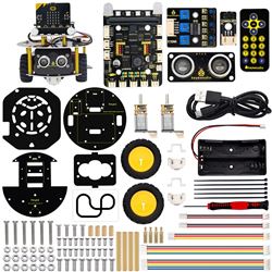 Keyestudio Kit Mini Smart Turtle Robot Car para micro:bit (no incluida)