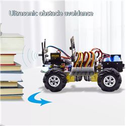 Keyestudio 4WD Mecanum Wheel Robot Car Kit para micro:bit (no incluida)