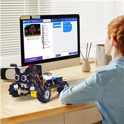 Keyestudio 4WD Mecanum Wheel Robot Car Kit para micro:bit (no incluida)