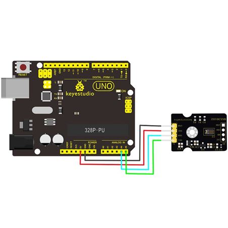 Keyestudio Sensor de frecuencia cardíaca para el dedo o la muñeca MAX30102