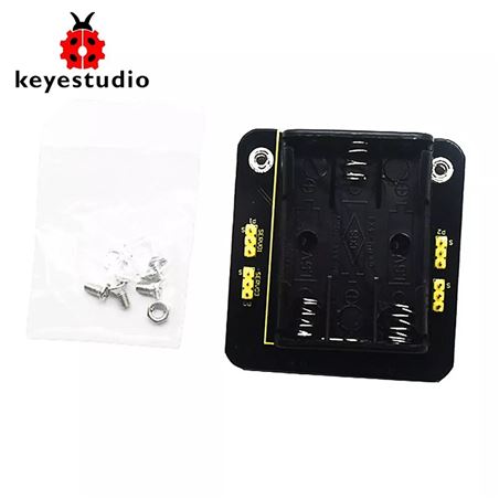 Keyestudio Shield para controlar Servos con portapilas incluido para micro:bit