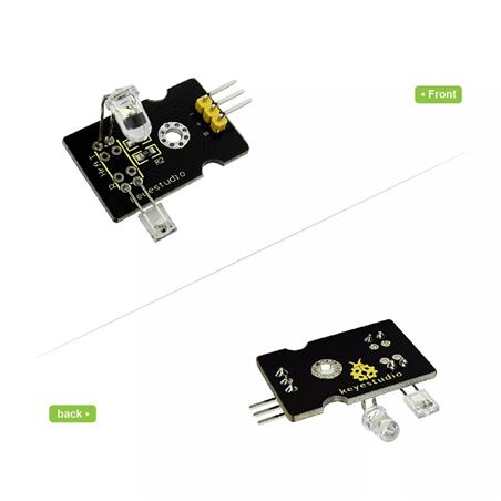 Keyestudio Sensor monitor de pulso de frecuencia cardíaca para el dedo