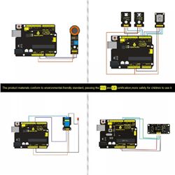 Keyestudio Kit de sensores 37 en 1 para Arduino