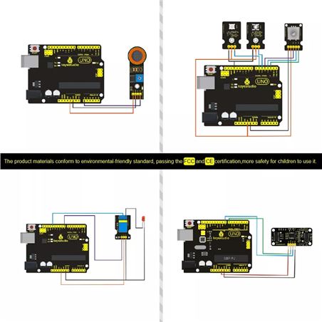 Keyestudio Kit de sensores 37 en 1 para Arduino