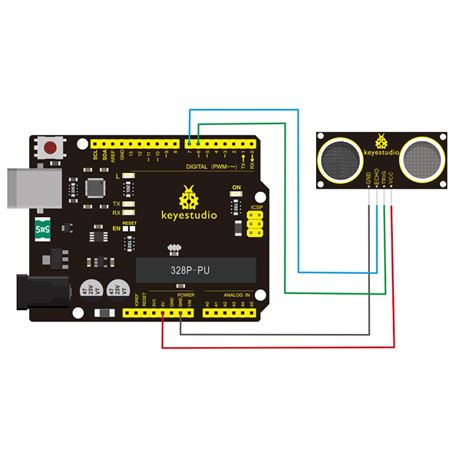 Keyestudio Sensor Ultrasonidos SR01