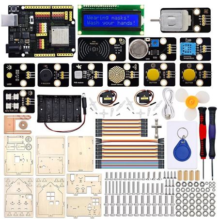 Keyestudio Kit Smart Home para Arduino con placa ESP32 STEAMakers