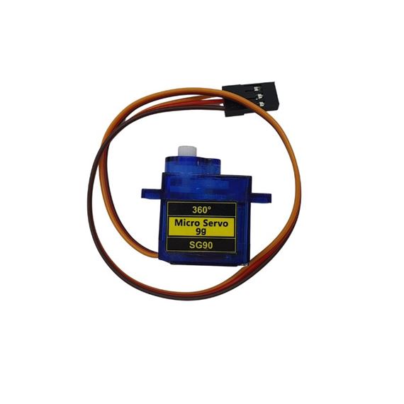 Keyestudio Micro Servo Motor 9G Azul de 360º Grados (Rotación continua)