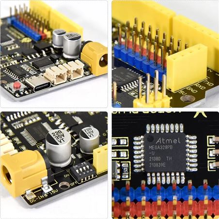 Keyestudio UNO R3 con controlador de motores TB6612 (no incluye cable USB)