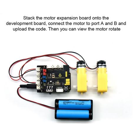 Keyestudio Shield con driver o controlador de motores 8833