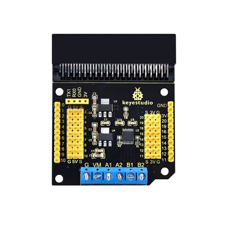 Keyestudio Shield con driver o controlador de motores DRV8833 para micro:bit