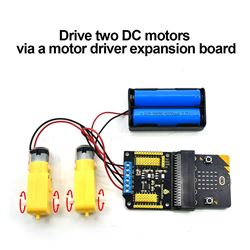 Keyestudio Shield con driver o controlador de motores DRV8833 para micro:bit