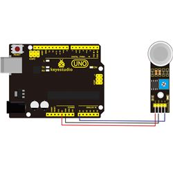 Keyestudio Sensor analógico de gas MQ-4