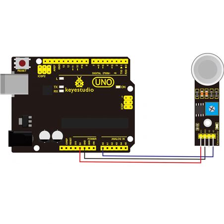 Keyestudio Sensor analógico de gas MQ-4