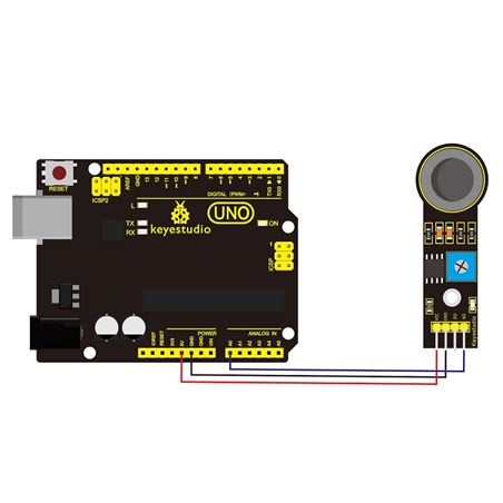 Keyestudio Sensor analógico de gas monóxido de carbono MQ-7