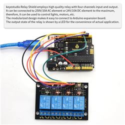 Keyestudio Módulo de relé de 4 canales