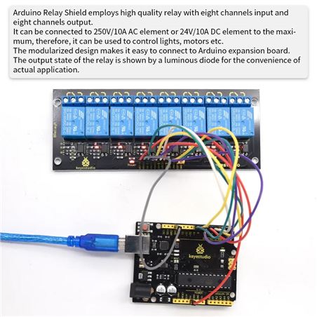 Keyestudio Módulo de relé de 8 canales