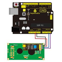 Keyestudio Pantalla LCD 1602 I2C