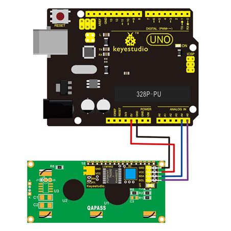 Keyestudio Pantalla LCD 1602 I2C