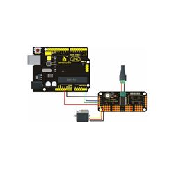 Keyestudio Controlador PWM de 16 canales 12-bit o para controlar 16 servo