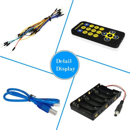 Keyestudio Basic Starte Kit para Arduino conjunto de electrónica