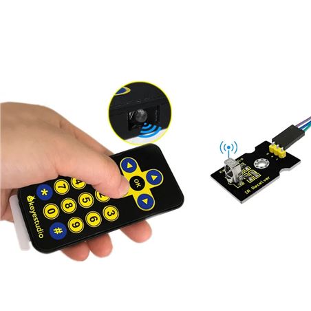 Keyestudio Kit de control remoto y receptor infrarrojo