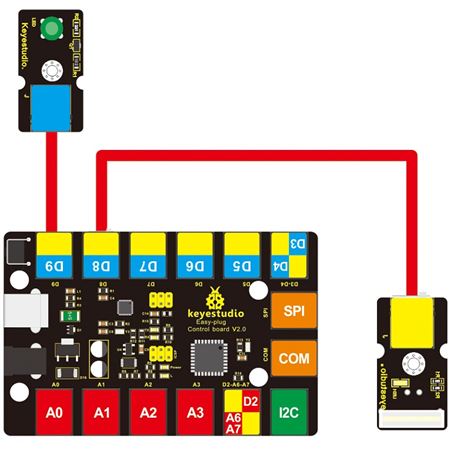 Keyestudio EASY Plug Sensor de golpe