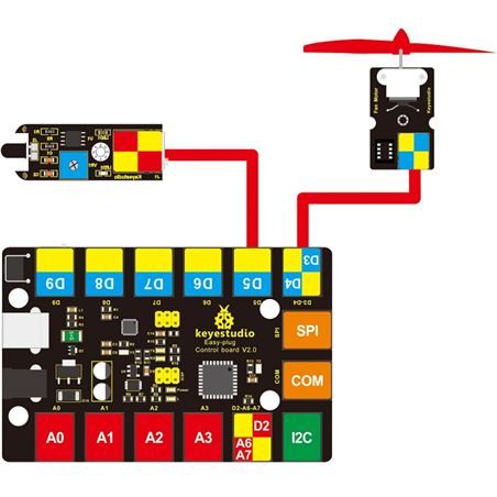 Keyestudio EASY Plug Sensor de llama