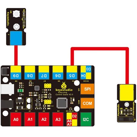 Keyestudio EASY Plug Sensor fotointerruptor