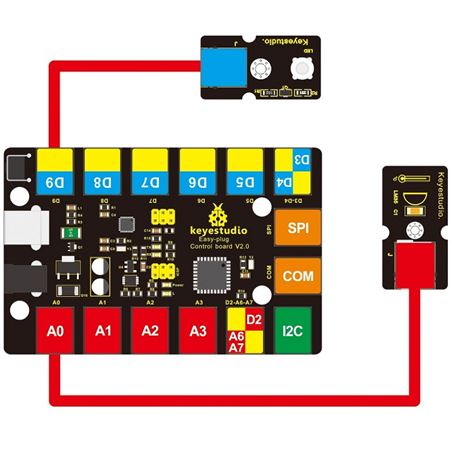 Keyestudio EASY Plug Sensor de temperatura LM35