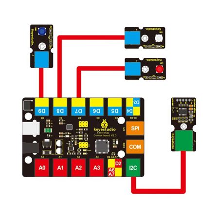 Keyestudio EASY Plug Sensor de aceleración de tres ejes ADXL345