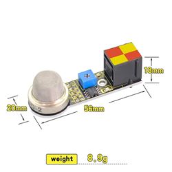 Keyestudio EASY Plug Sensor analógico de gas MQ-2