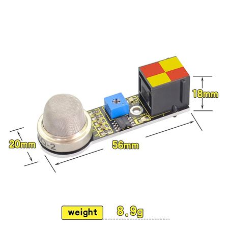 Keyestudio EASY Plug Sensor analógico de gas MQ-2