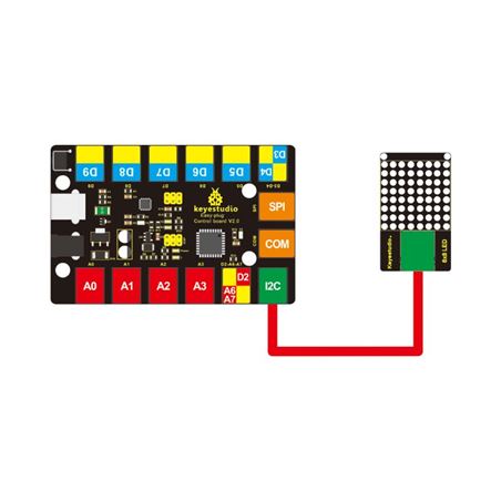 Keyestudio EASY Plug Matriz de LED 8x8 I2C HT16K33