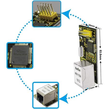 Keyestudio Adaptador de red W5100 para Arduino