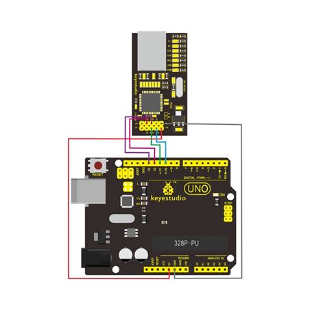 Keyestudio Adaptador de red W5100 para Arduino