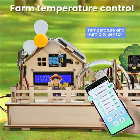 Keyestudio Kit Smart Farm para Arduino con placa ESP32 STEAMakers