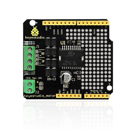 Keyestudio Shield L298P controlador de motor DC de 2A