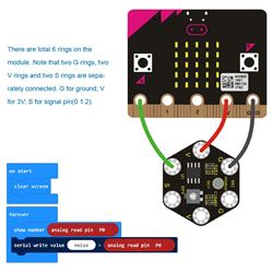 Keyestudio Sensor de sonido o microfono para micro:bit