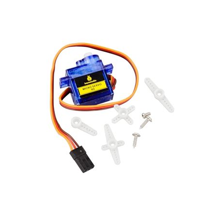 Keyestudio Micro Servo Motor 9G Azul con Ángulo de Rotación de 0 a 90º Grados