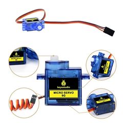 Keyestudio Micro Servo Motor 9G Azul con Ángulo de Rotación de 0 a 90º Grados