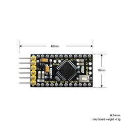 Keyestudio Pro Mini Atmega328P (basada en Arduino Pro Mini, no incluye cable USB)