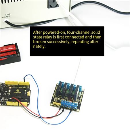 Keyestudio Módulo relé de estado sólido de cuatro canales